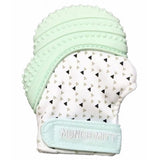 MK MUNCH MITT MINT GREEN TRIANGLES