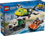 LEGO CITY AIRPLANE, SERVICE TRUCK & HOVERCRAFT REMIX