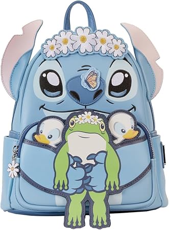 LOUNGEFLY BACKPACK DISNEY STITCH SPRINGTIME