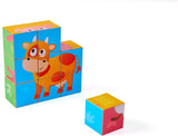 HAPE WOODEN BLOCKS PUZZLE FARM ANIMAL