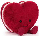 JC AMUSEABLE MACARON HEART RED ARLETTE