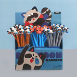 BCM GEL PENS WIGGLE RACCOON