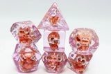 FBG DICE 7PC BLOODY SKULL