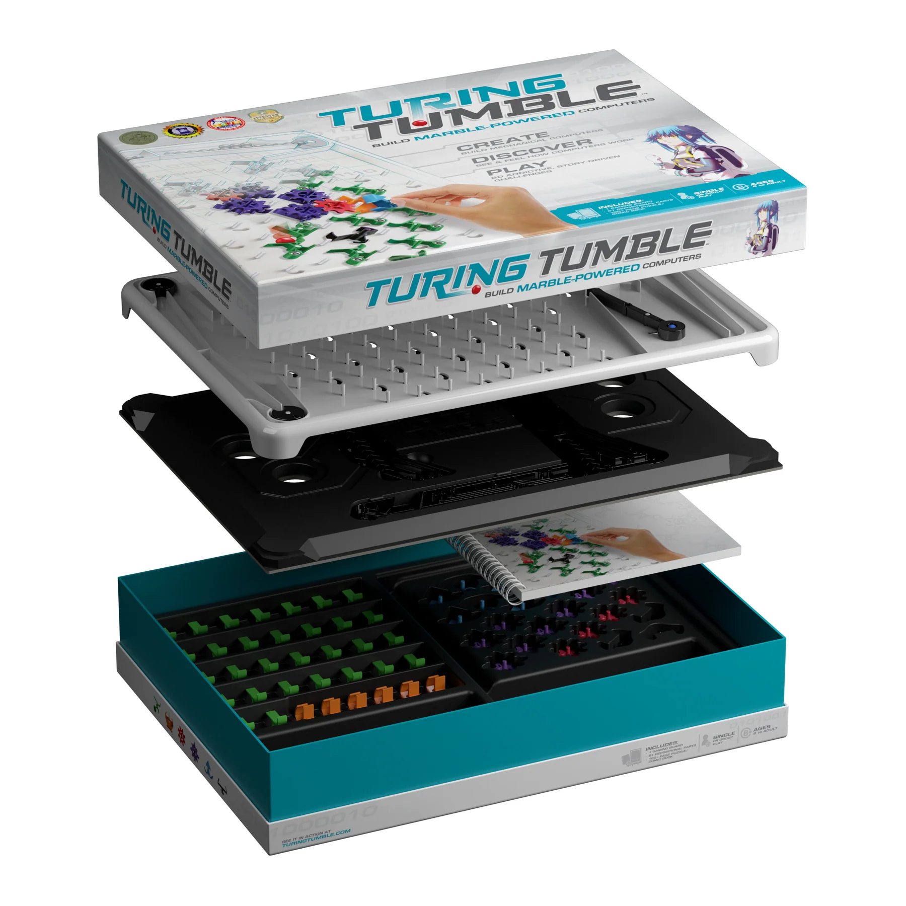 TURING TUMBLE MECHANICAL COMPUTER – The Discovery Hut