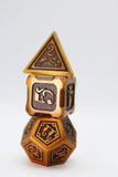 FBG DICE 7PC METAL ALCHEMIST GOLD