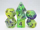 FBG DICE 7PC LUMINESCENT JELLYFISH