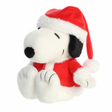 AUR PEANUTS SNOOPY SANTA 12"