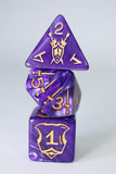 FBG DICE 7PC HUGE QUEEN'S ARMORY ENCHANTED 25MM