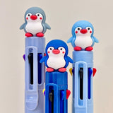 BCM BALL PEN 8 COLORS PENGUIN