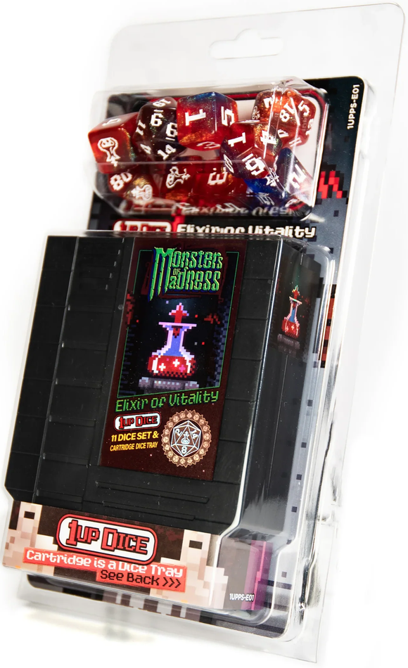 INFINITE BLACK DICE 11PC 1UP ELIXIR OF VITALITY