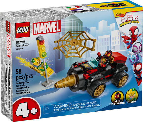 LEGO 4+ SPIDEY DRILL SPINNER VEHICLE