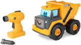 TOMY BUILD A BUDDY DUMP TRUCK YELLOW