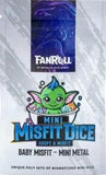 FANROLL 7PC DICE MYSTERY MISFIT SET METAL MINI