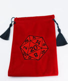 FBG DICE BAG D20 RED