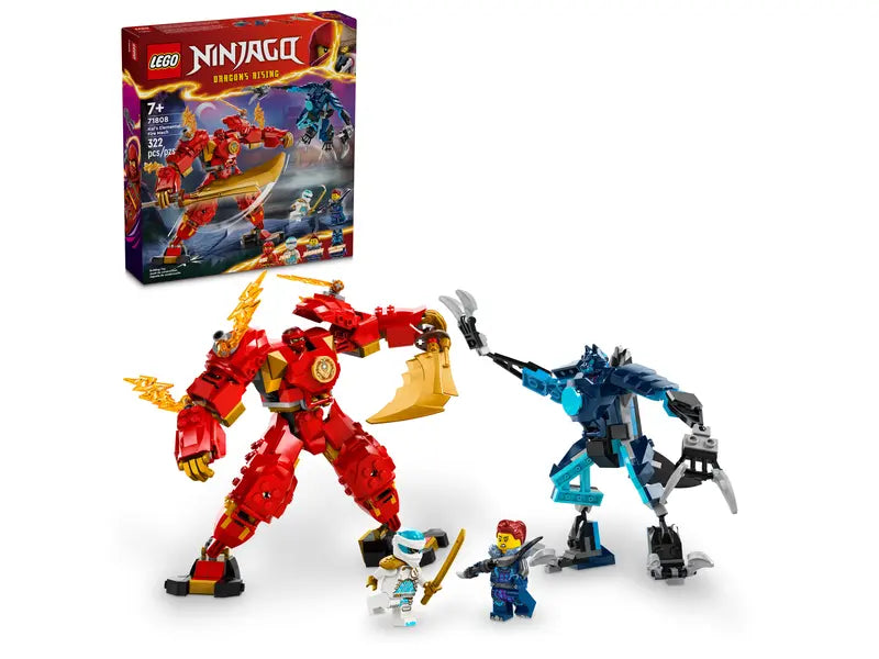 緋色のダイアモンド/Fire Diamond　foil LEGO NINJAGO KAIS ELEMENTAL FIRE MECH – The Discovery Hut