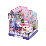 DIY DOLLHOUSE SANRIO KUROMI AND MY MELODY TEA PARTY