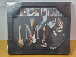 MINI GUITARS SHADOW BOX MED SQ MICHAEL JACKSON 2