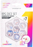 GAMEGENICS DICE 7PC POLAR BEAR