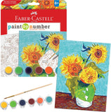 FABERC PAINT BY NUMBER SUNFLOWERS