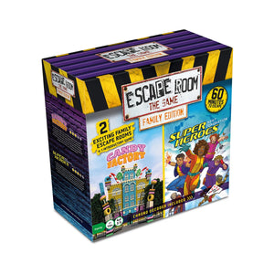 GM ESCAPE ROOM THE GAME FAMILY CANDY AND HEROES