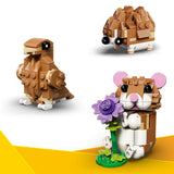 LEGO CREATOR CUTE HAMSTER WITH FLOWER
