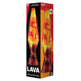 SCH LAVA LAMP 14.5" ERUPTING CRATER YELLOW RED