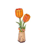DIY MINI FLOWER KIT ORANGE TULIP