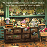 DIY BOOK NOOK BLOSSOM FLORIST W/ DOOR