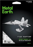METAL EARTH MILITARY F-22 RAPTOR