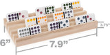 GM CARDINAL DOMINOES CLASSIC WOODEN RACK 4PK