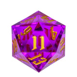 FBG DICE D20 55MM TITAN SHARP EDGE DASHING PRINCE