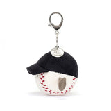 JC AMUSEABLE SPORTS BASEBALL BAG CHARM 5"