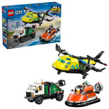LEGO CITY AIRPLANE, SERVICE TRUCK & HOVERCRAFT REMIX