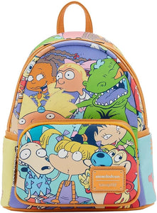 LOUNGEFLY BACKPACK NICKELODEON 90S BLOCK