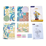 DIY FLOWER BLOOM SET LILY YELLOW