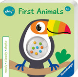 PLAYPLUS BOOK READY STEADY SHAKE: FIRST ANIMALS