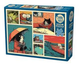 PZ 500 CH CATS CHILLIN WITH BOOKS