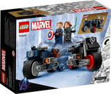 LEGO MARVEL BLACK WIDOW & CAPTAIN AMERICA MOTORCYCLES