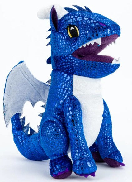 PLUSH DICE BAG BLUE DRAGON
