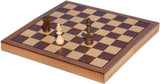 CHESS OAK BOOK STYLE FOLDING 10"