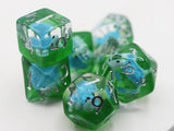 FBG DICE 7PC TURTLE SPLASHY