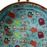 LOUNGEFLY BACKPACK PEANUTS BEAGLE SCOUTS 50TH ANN BAG