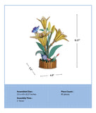 DIY FLOWER BLOOM SET LILY YELLOW