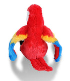KM CUDDLEKINS SCARLET MACAW 12"