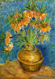 PZ 1000 ENJ VAN GOGH FRITILLARIES IN A COPPER VASE