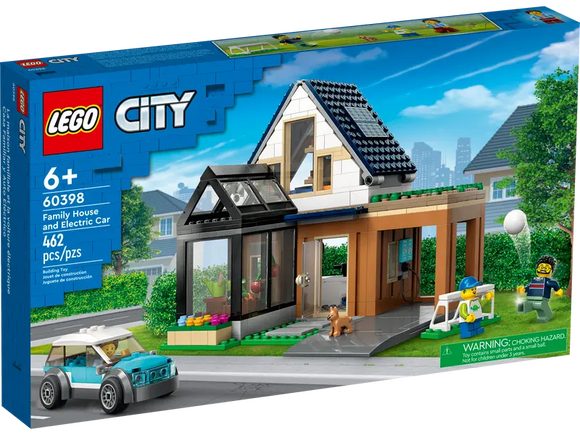 LEGO CITY FAMILY HOUSE & ELECTRIC CAR