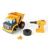 TOMY BUILD A BUDDY DUMP TRUCK YELLOW