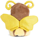 BKB ZIGGY BEAR BUTTERFLY LEMON 6"