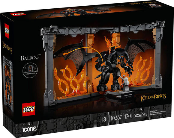 LEGO ICONS LOTR BALROG BOOKNOOK