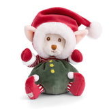 BKB ZIGGY BEAR SANTA'S LITTLE HELPER GREEN 6"